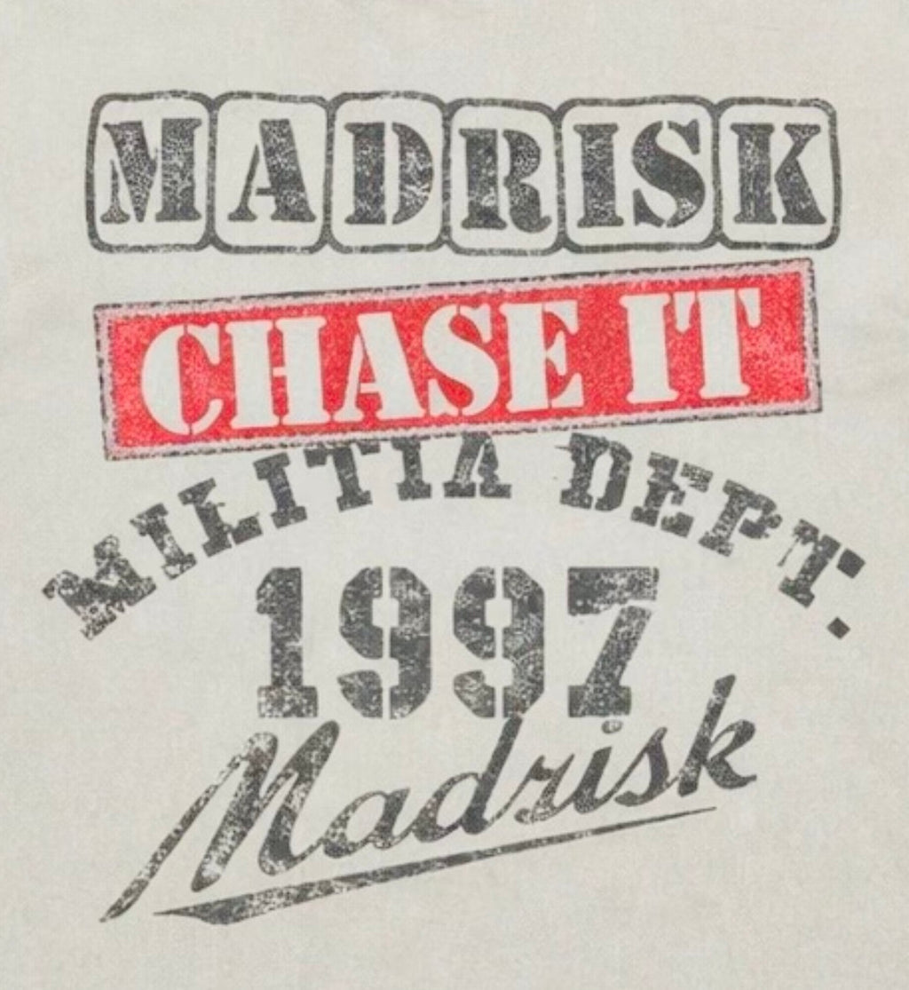 Madrisk skeleton crop tee