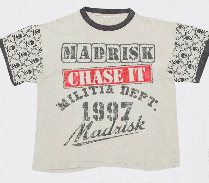 Madrisk skeleton crop tee
